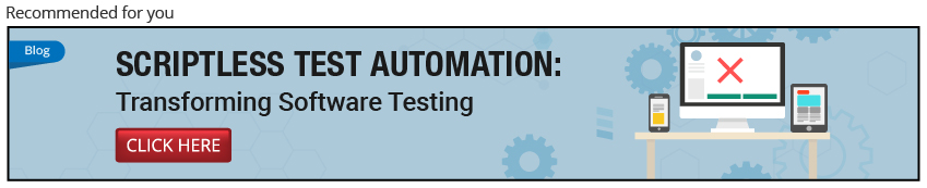 Scriptless test automation Services