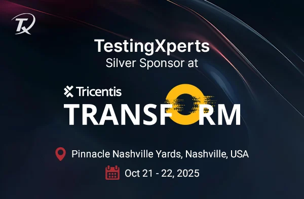TestingXperts at Tricentis Transform 2025