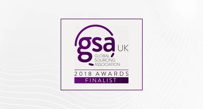 Finalist- Global Sourcing Awards UK 2018