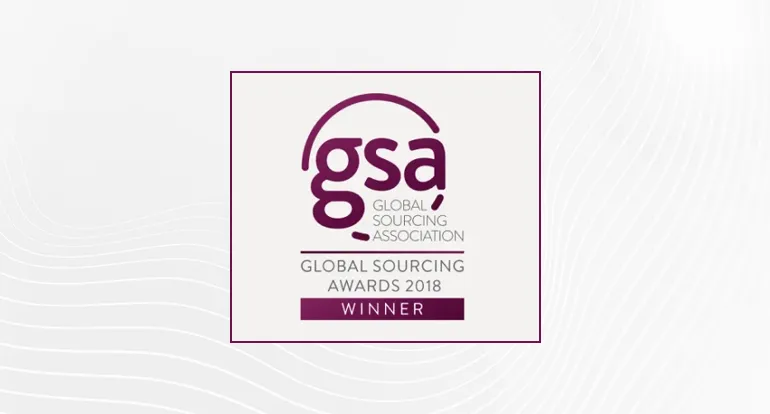 Winner- Global Sourcing Awards UK 2018